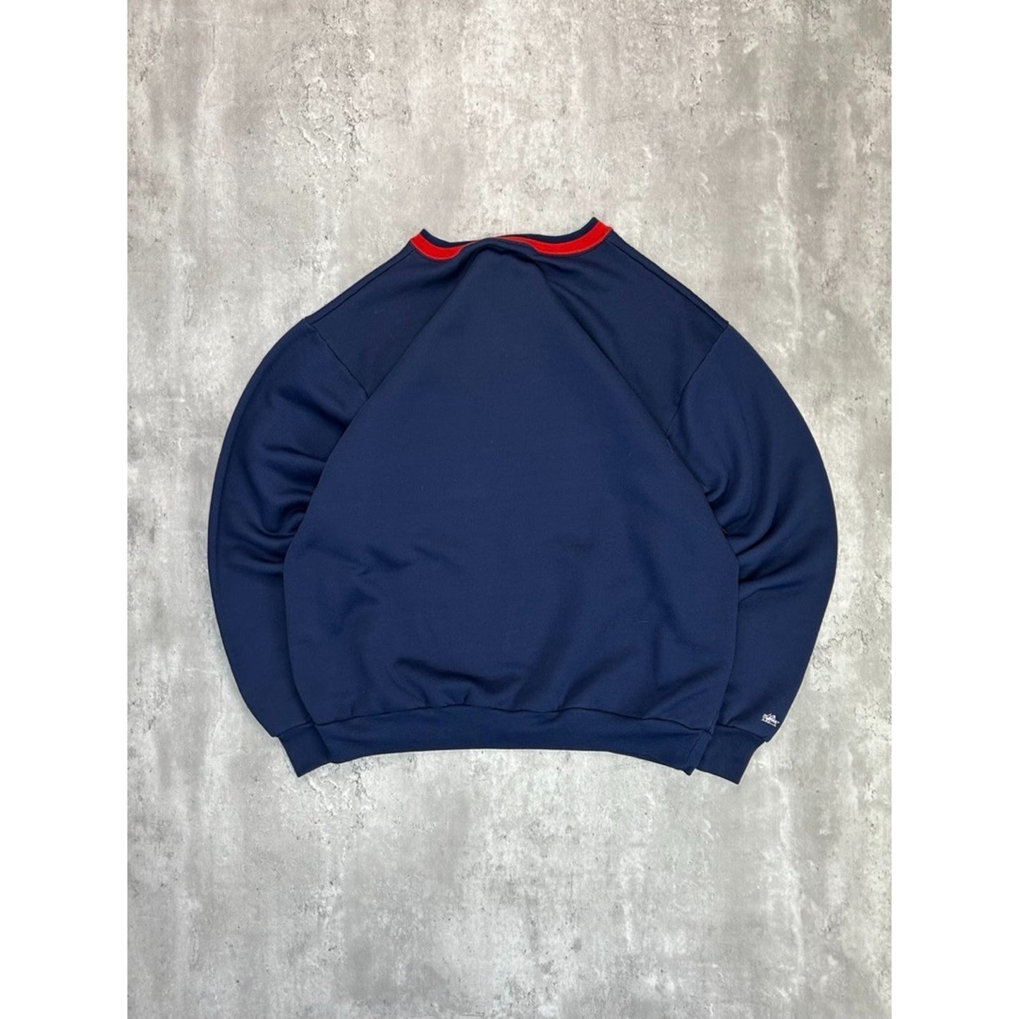 Vintage 90s Detroit Red Wings NHL Embroidered Spellout Sweatshirt Size Large