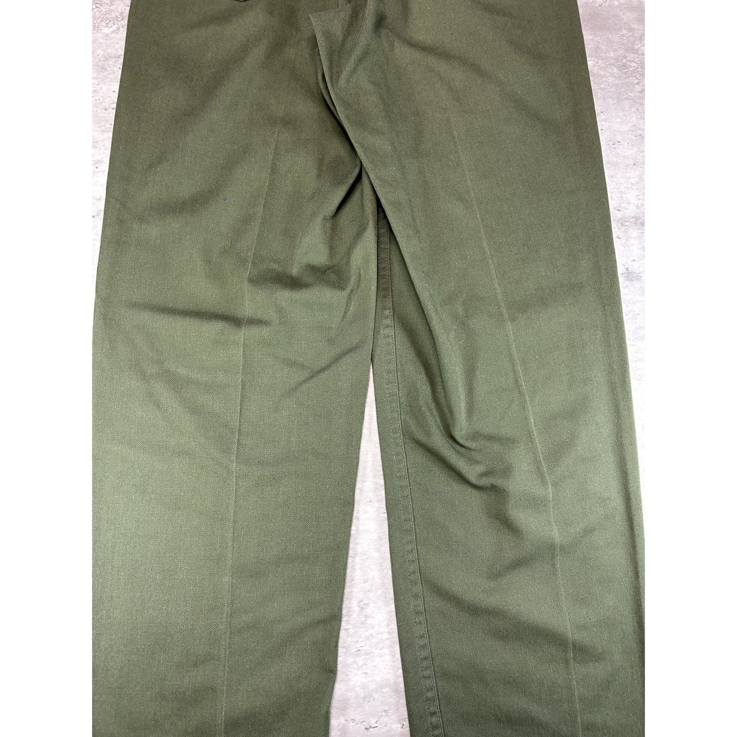 Vintage 1990s US Military OG-107 Trouser Style Army Pants Size 28 Green