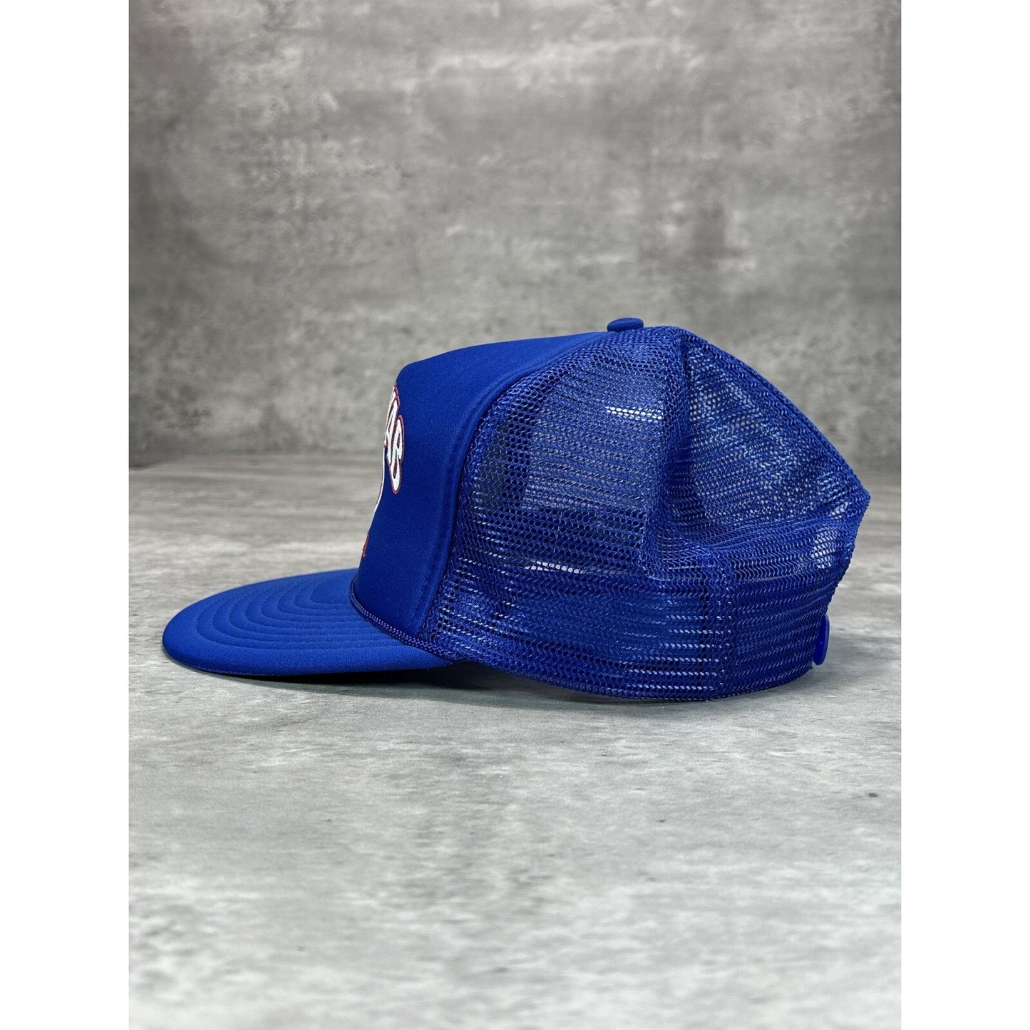 Vintage 1980s Schwab Ford Graphic Spellout Logo Trucker Snapback Hat OSFA