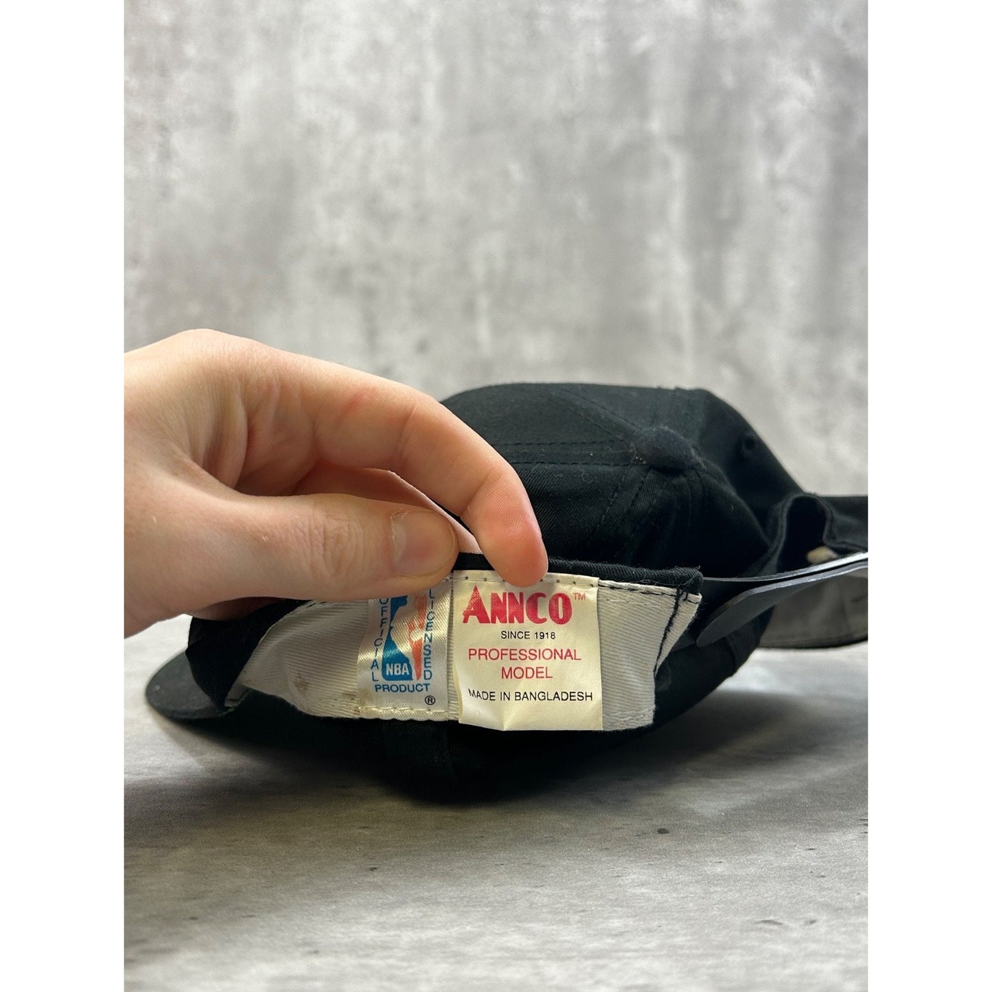 Vintage 90s Toronto Raptors NBA Spellout Reflective Logo Snapback Hat OSFA