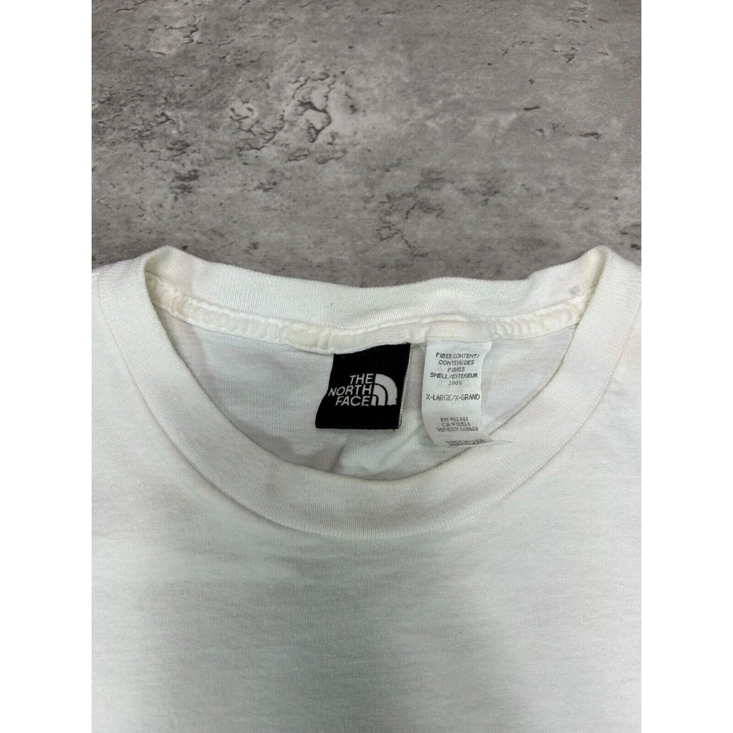 Vintage The North Face TNF Ice Climbing Graphic T-Shirt Size XL White