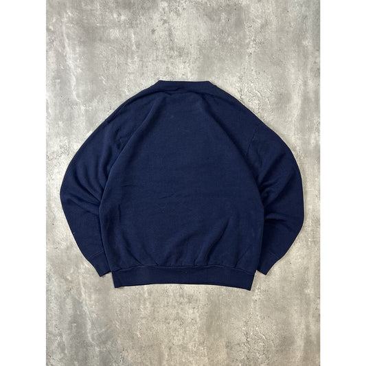 Vintage 90s Kentucky Plaid Embroidered Spellout Sweatshirt Size XL Blue