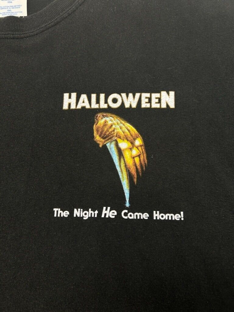 Vintage Michael Myers Halloween Horror Promo T-Shirt Size 2XL