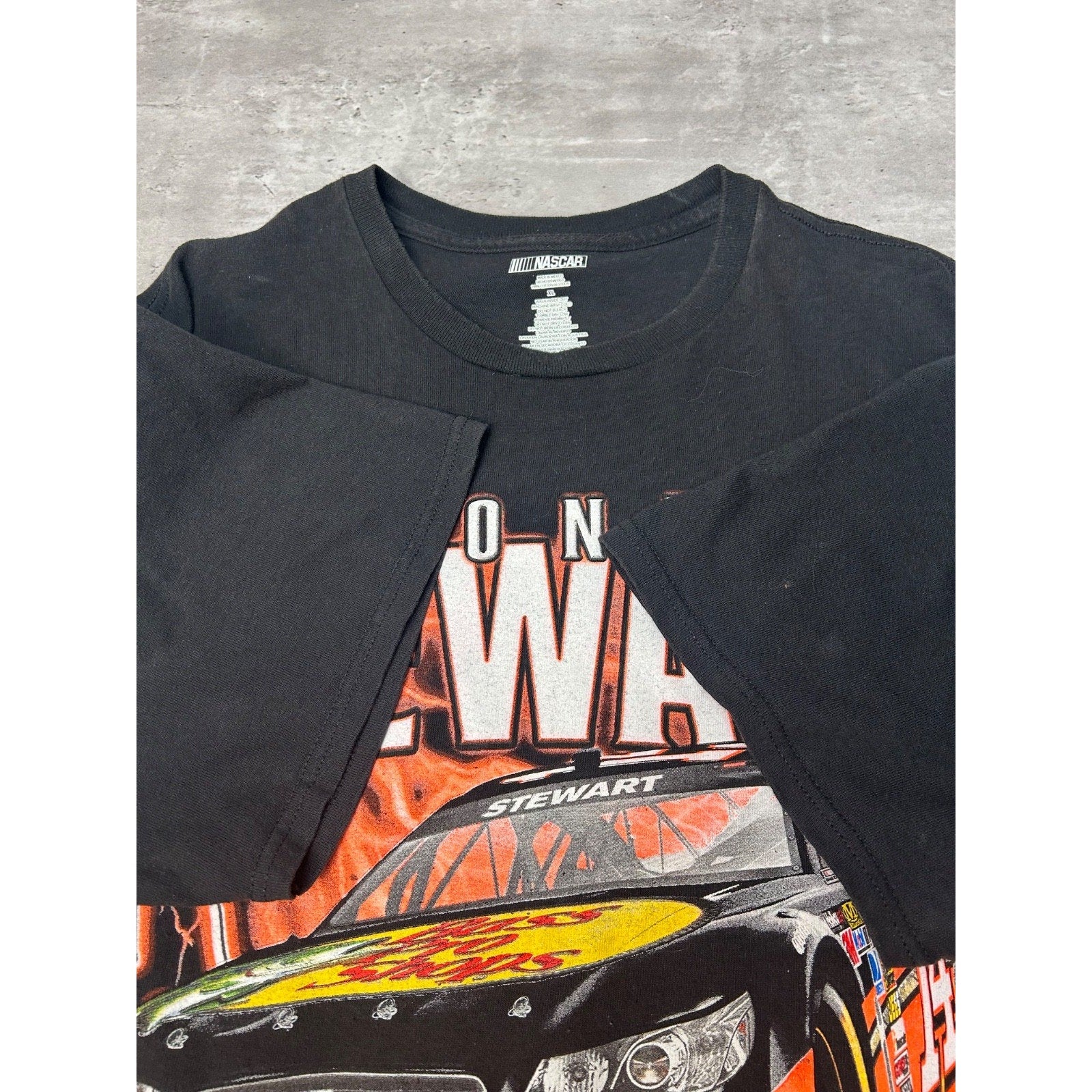 Vintage Tony Stewart #20 Home Depot Racing Nascar Graphic T-Shirt Size XL