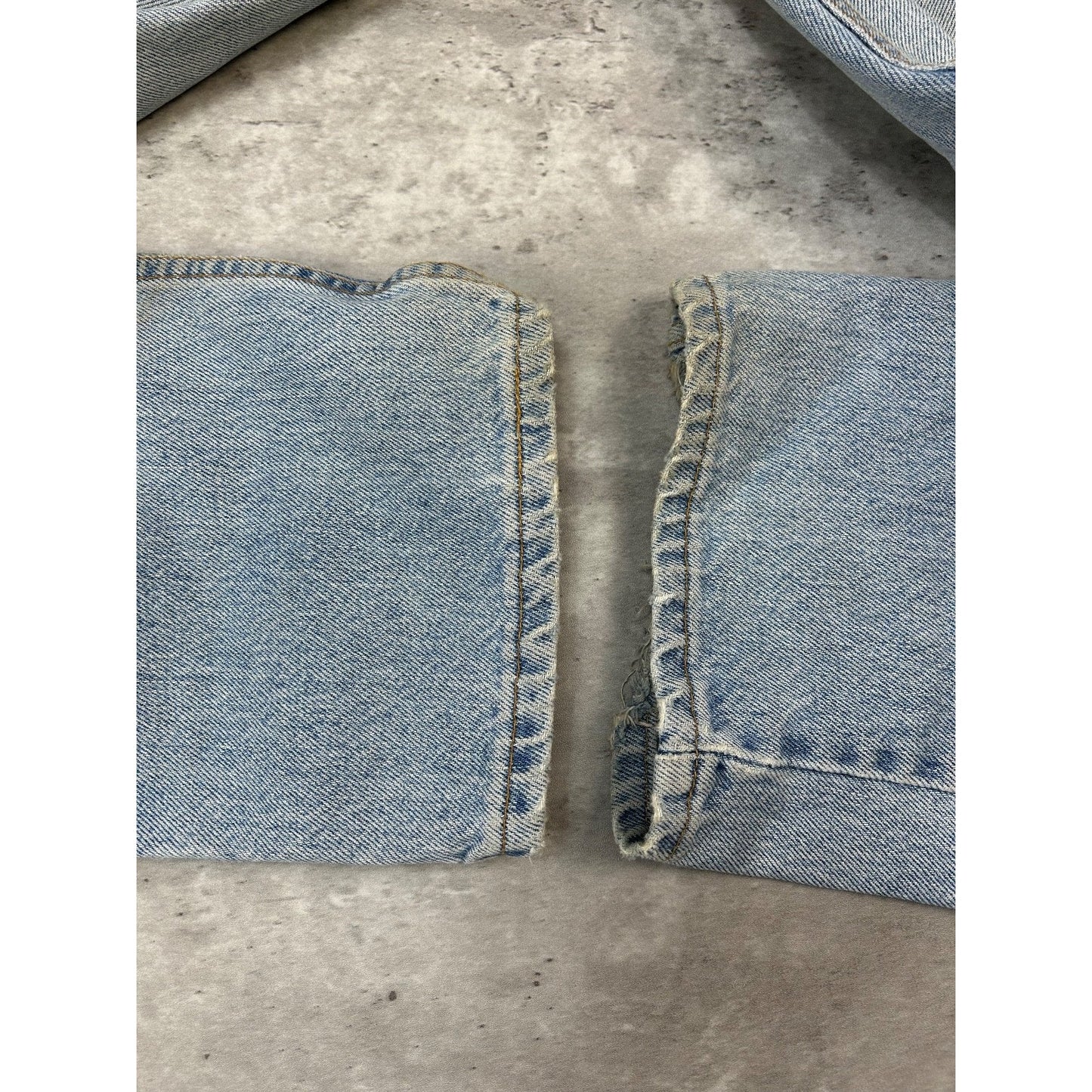 Vintage 90s Levis 550 Red Tab Light Wash Denim Pants Size 32 Blue