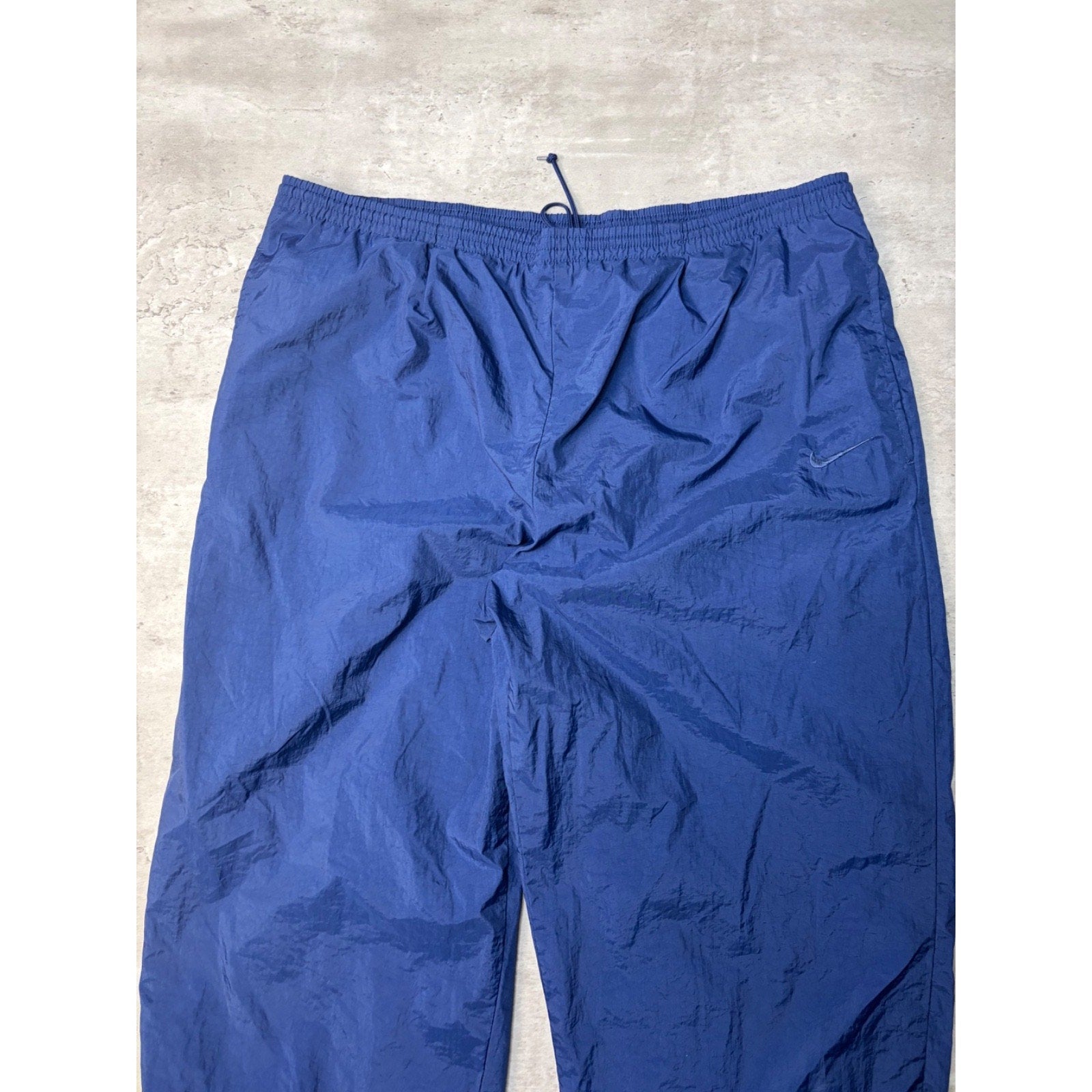 Vintage Nike Embroidered Swoosh Tonal Nylon Windbreaker Pants Size Large