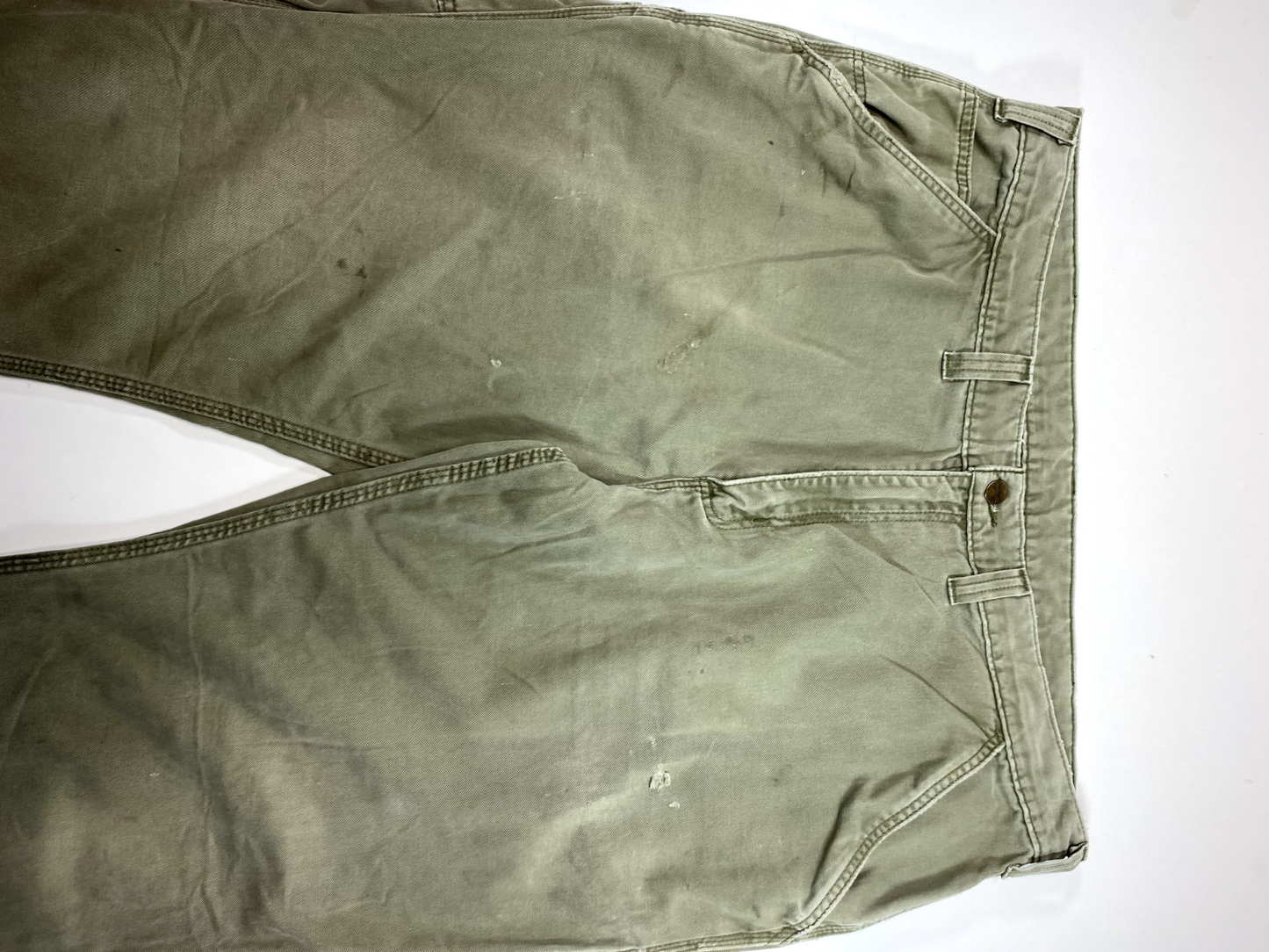 Vintage Carhartt Relaxed Fit Canvas Work Wear Carpenter Pants Size 40W B324ARG