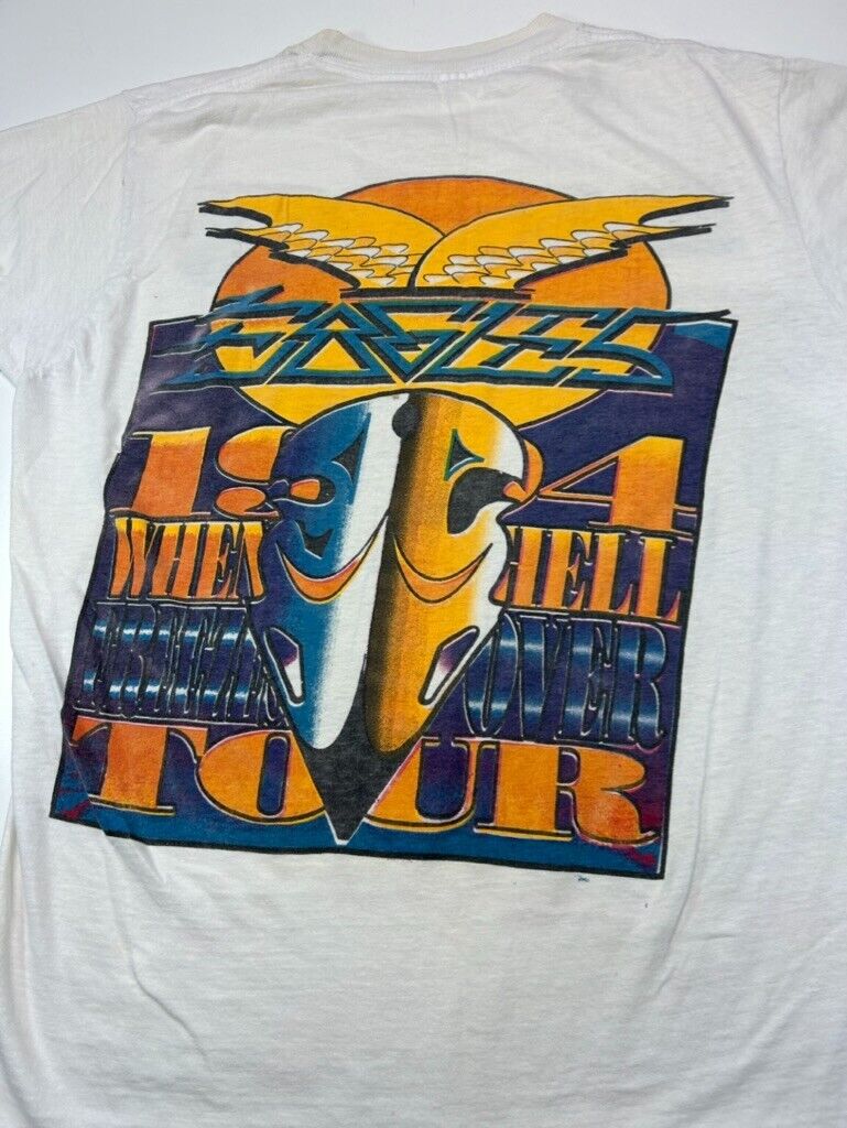 Vintage 1994 Eagles When Hell Freezes Over Tour Music Concert T-Shirt Size Large