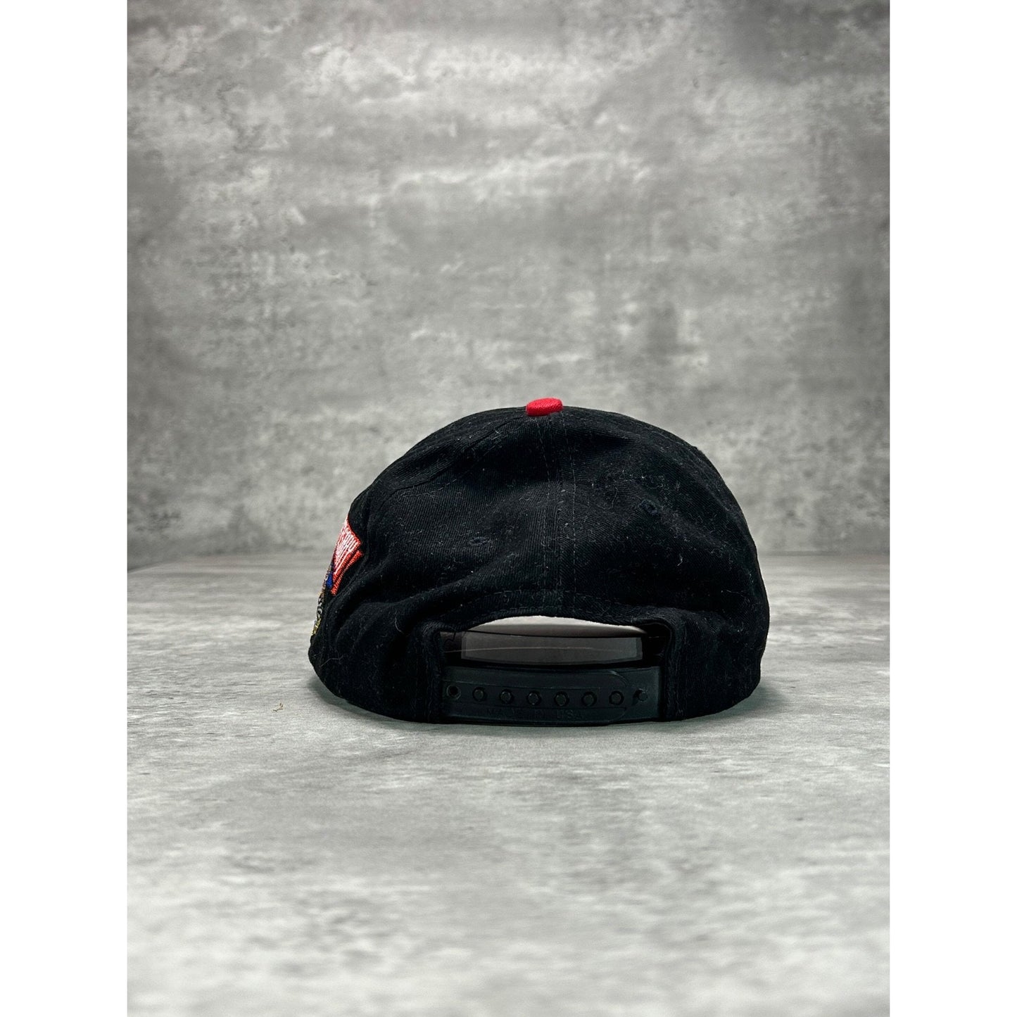 Vintage Budweiser Racing Embroidered Spellout Nascar Snapback Hat OSFA