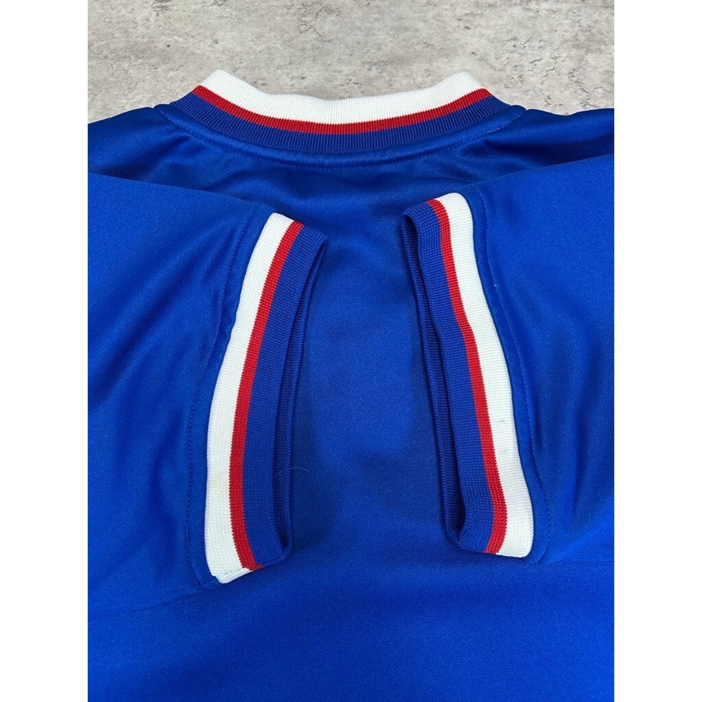 Vintage Y2K Southpole Embroidered Logo Pullover Baseball Jersey Size Medium Blue