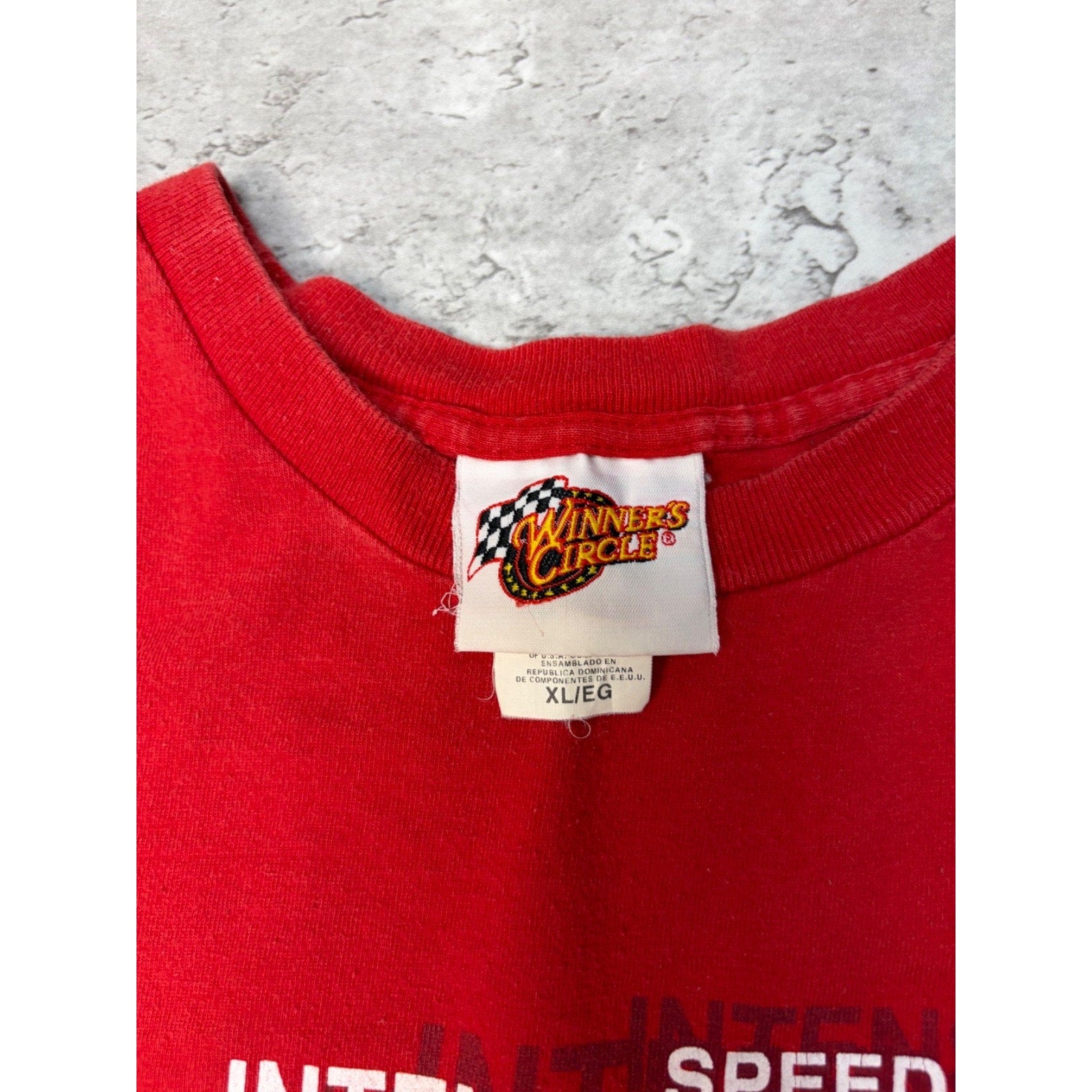 Vintage Kasey Kane #9 Nascar Bud Racing Graphic Spellout T-Shirt Size XL