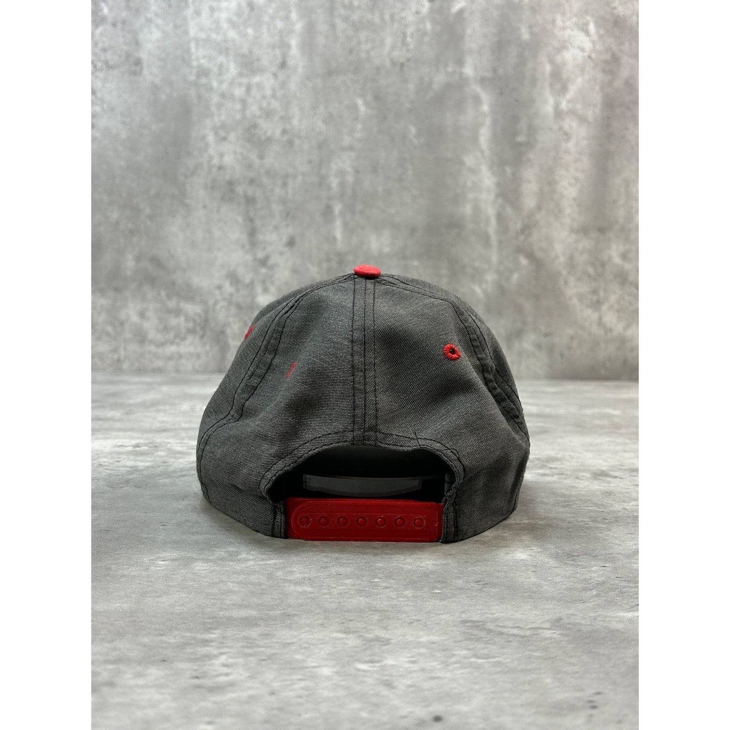 Vintage 90s Detroit Red Wings MLB Embroidered Logo Hockey Snapback Hat OSFA