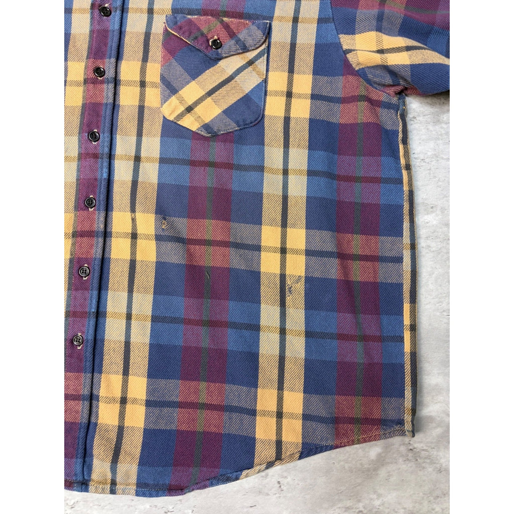 Vintage Osh Kosh Plaid Long Sleeve Button Up Shirt Size 3XL