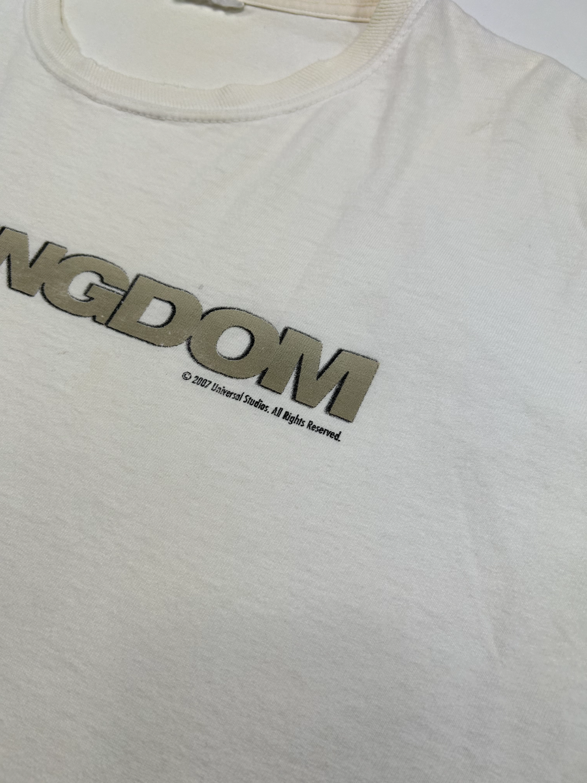 2007 The Kingdom Thriller Movie Promo Spellout Graphic T-Shirt Size XL