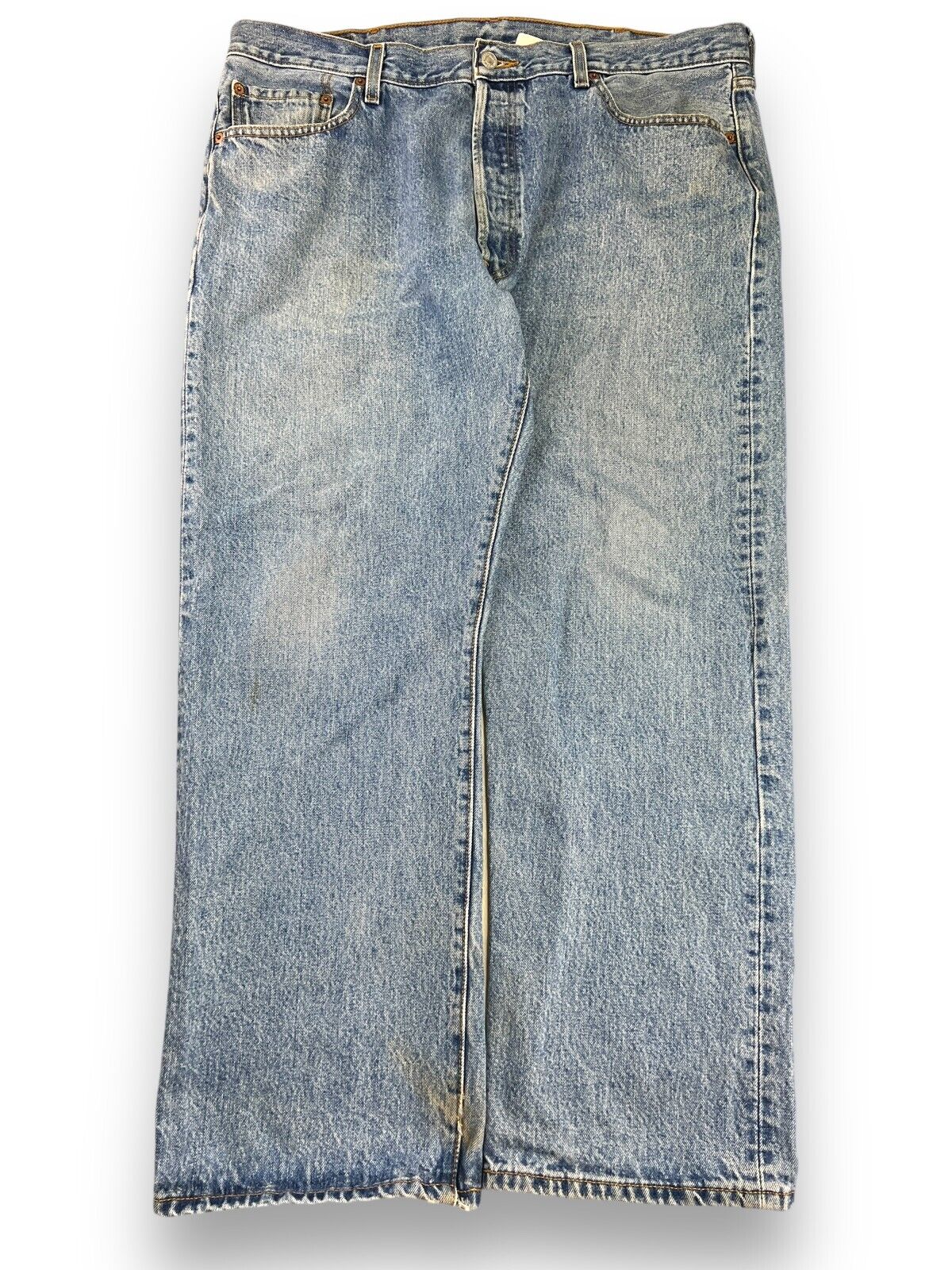 Vintage 90s Levi's 501 XX Medium Wash Button Fly Denim Pants Size 38