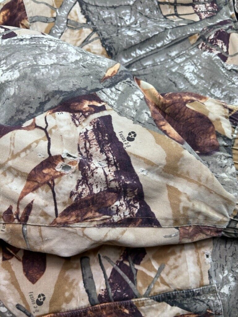 Outfitters Ridge Fusion 3D Fall Tree Camo Insulated Full Zip Jacket Size XL