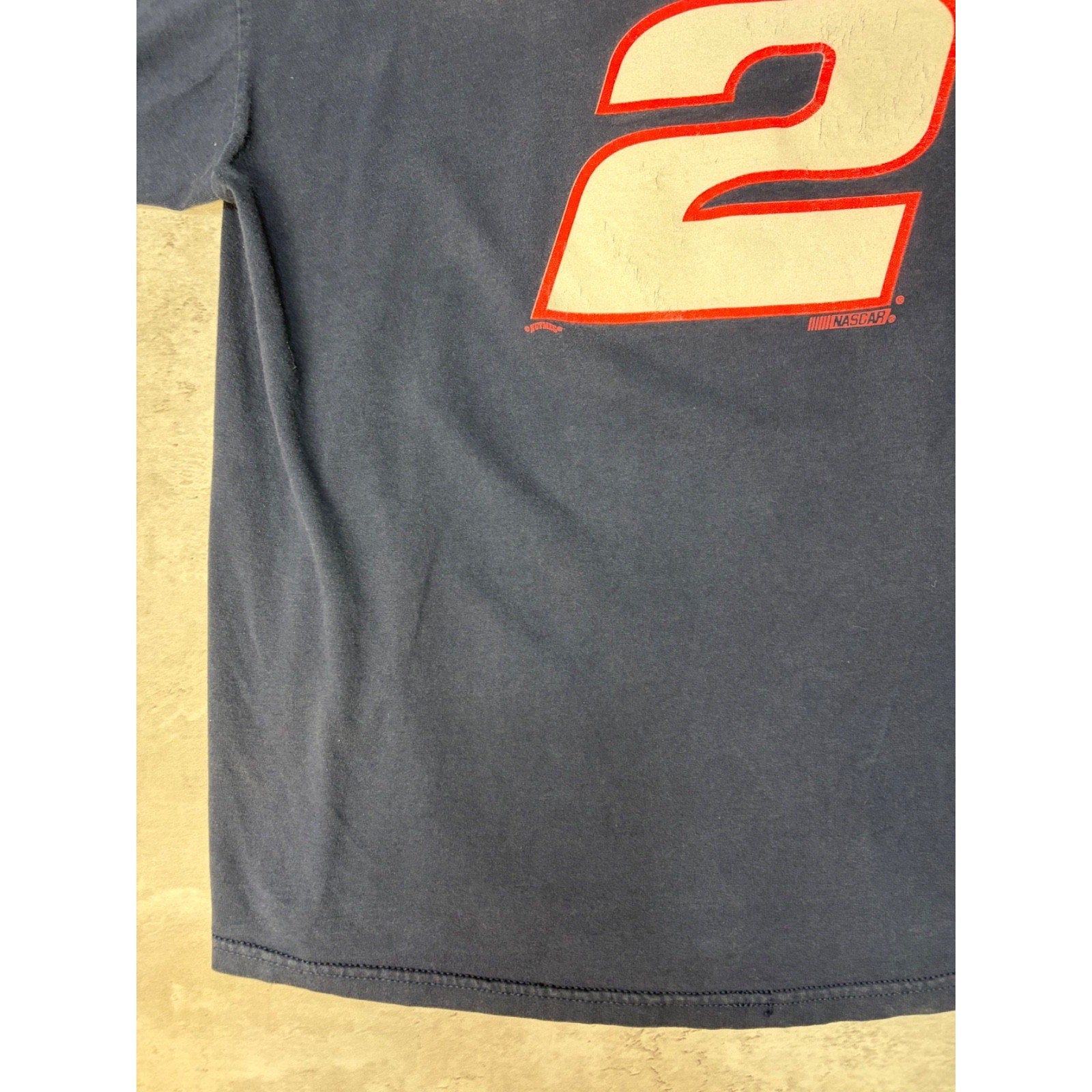 Vintage Rusty Wallace #2 Miller Lite Racing Nascar Graphic T-Shirt Size XL
