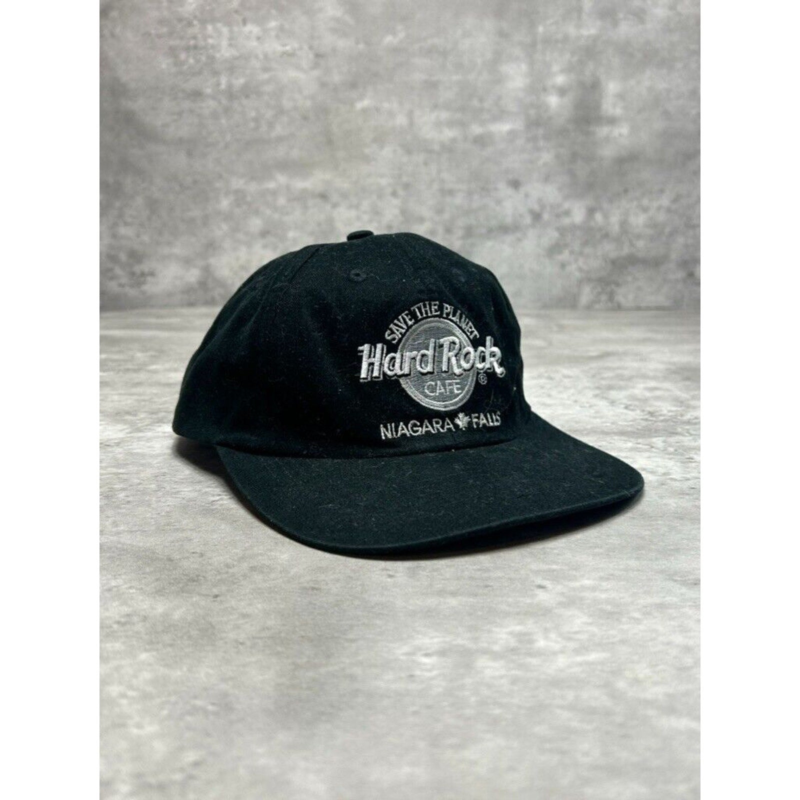 Vintage Hard Rock Cafe Niagara Fall Destination Spell Out Snapback Hat OSFA