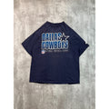 Vintage 90s Dallas Cowboys NFL Spellout Starter Graphic T-Shirt Size Large