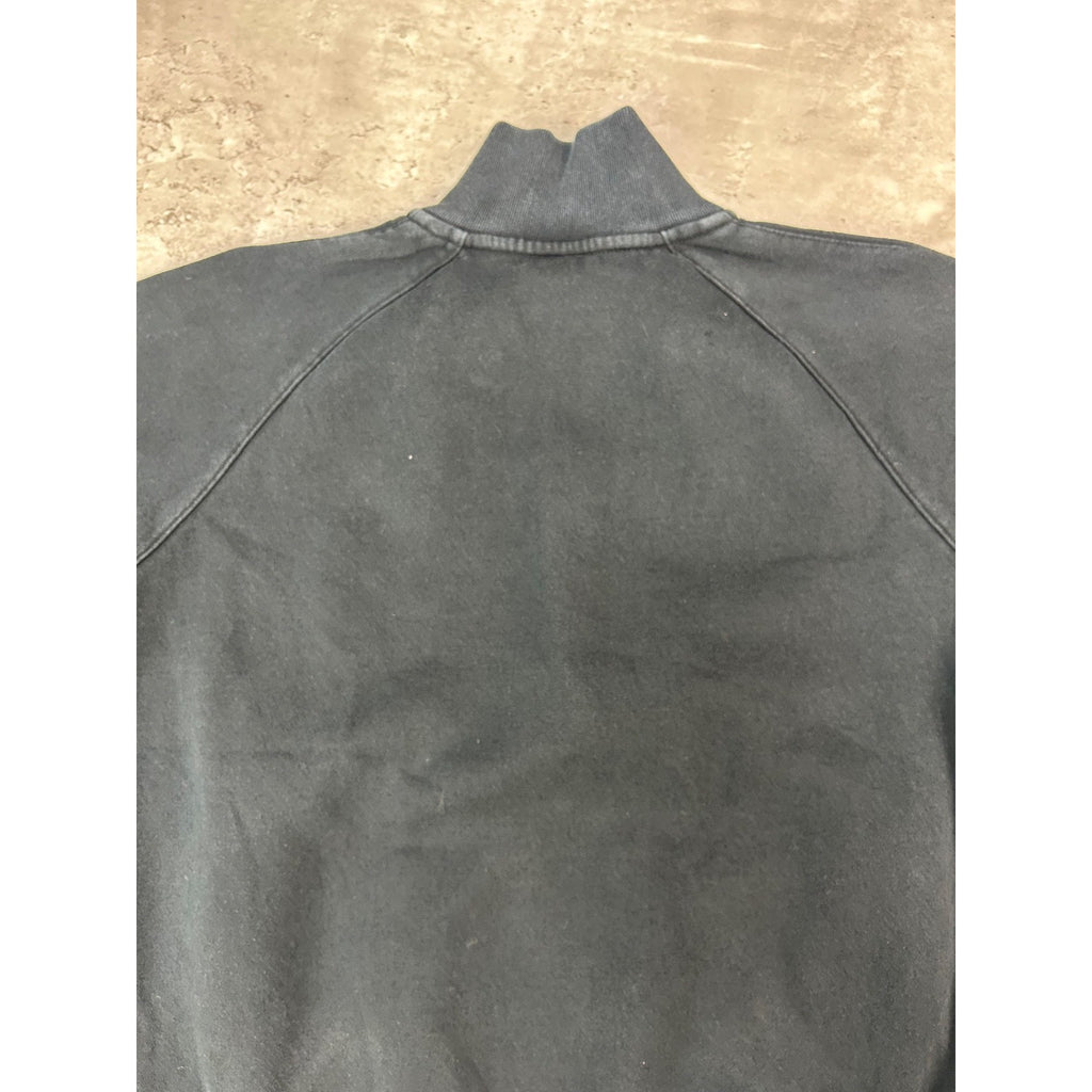 Vintage 2000s Nike Embroidered Mini Swoosh 1/4 Zip Crewneck Sweatshirt YOUTH XL