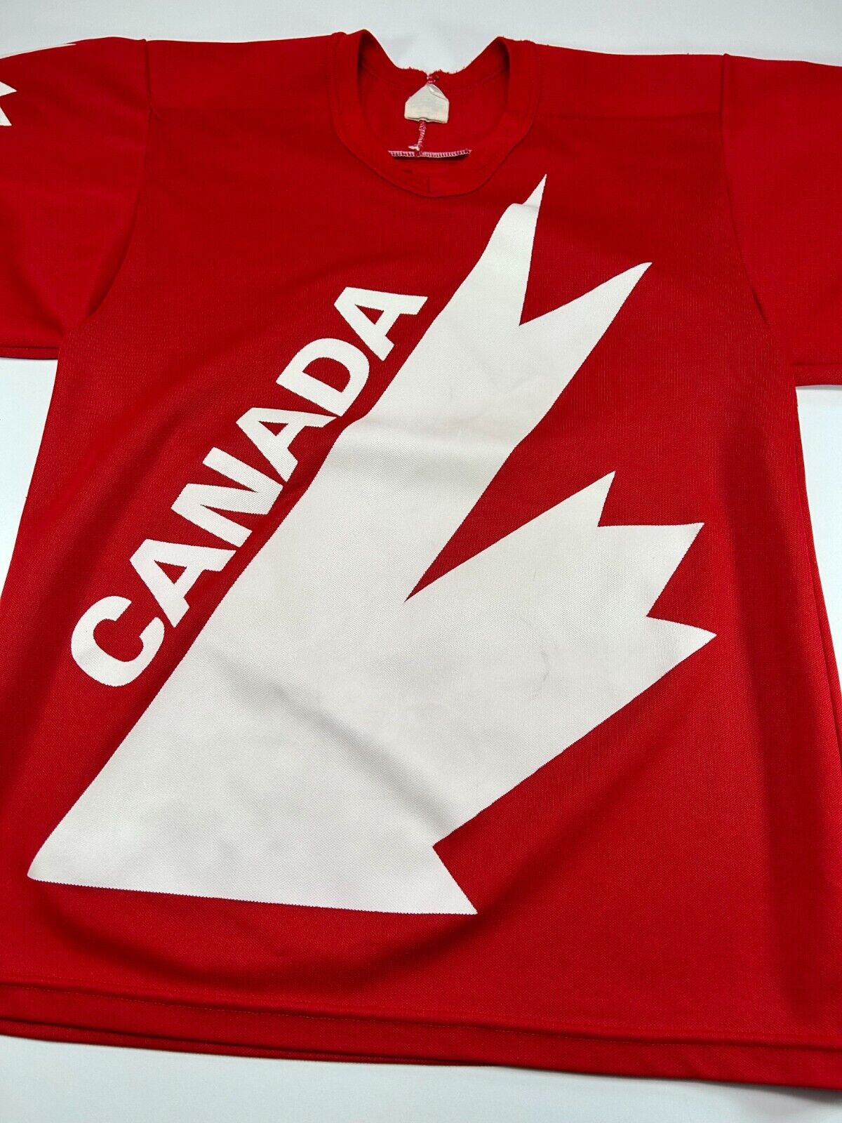 Vintage 1984 Team Canada Canada Cup CCM Maska Hockey Jersey Size Small Red