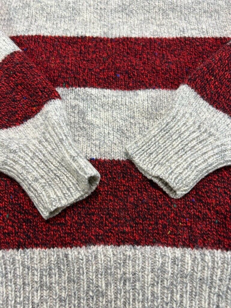 Vintage Britches Striped Patterned Wool Knit Sweater Size Large