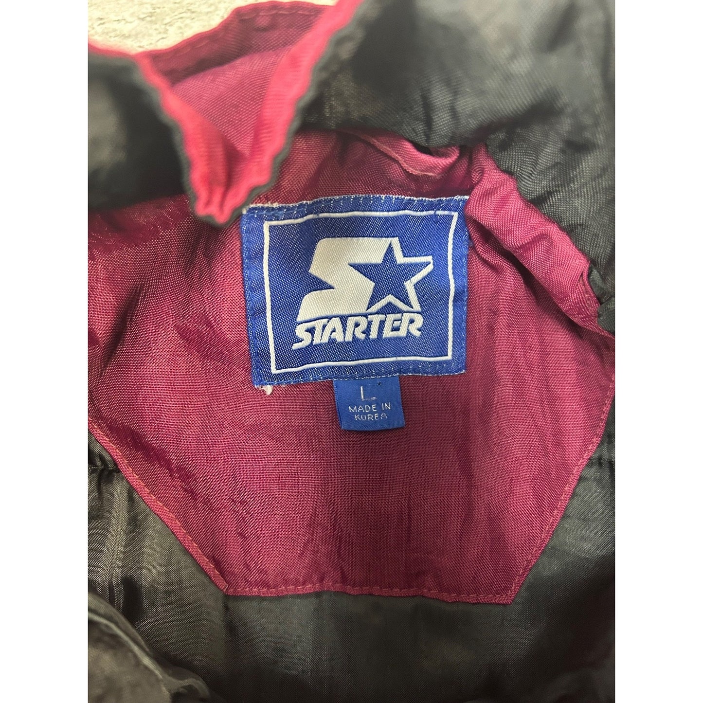 Vintage 90s Minnesota Gophers NCAA Insulated 1/2 Zip Starter Jacket Size Large