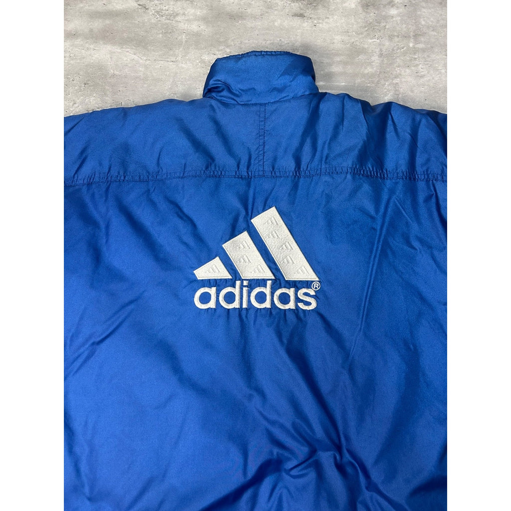 Vintage 90s Adidas Embroidered Logo Insulated Full Zip Jacket Size XL