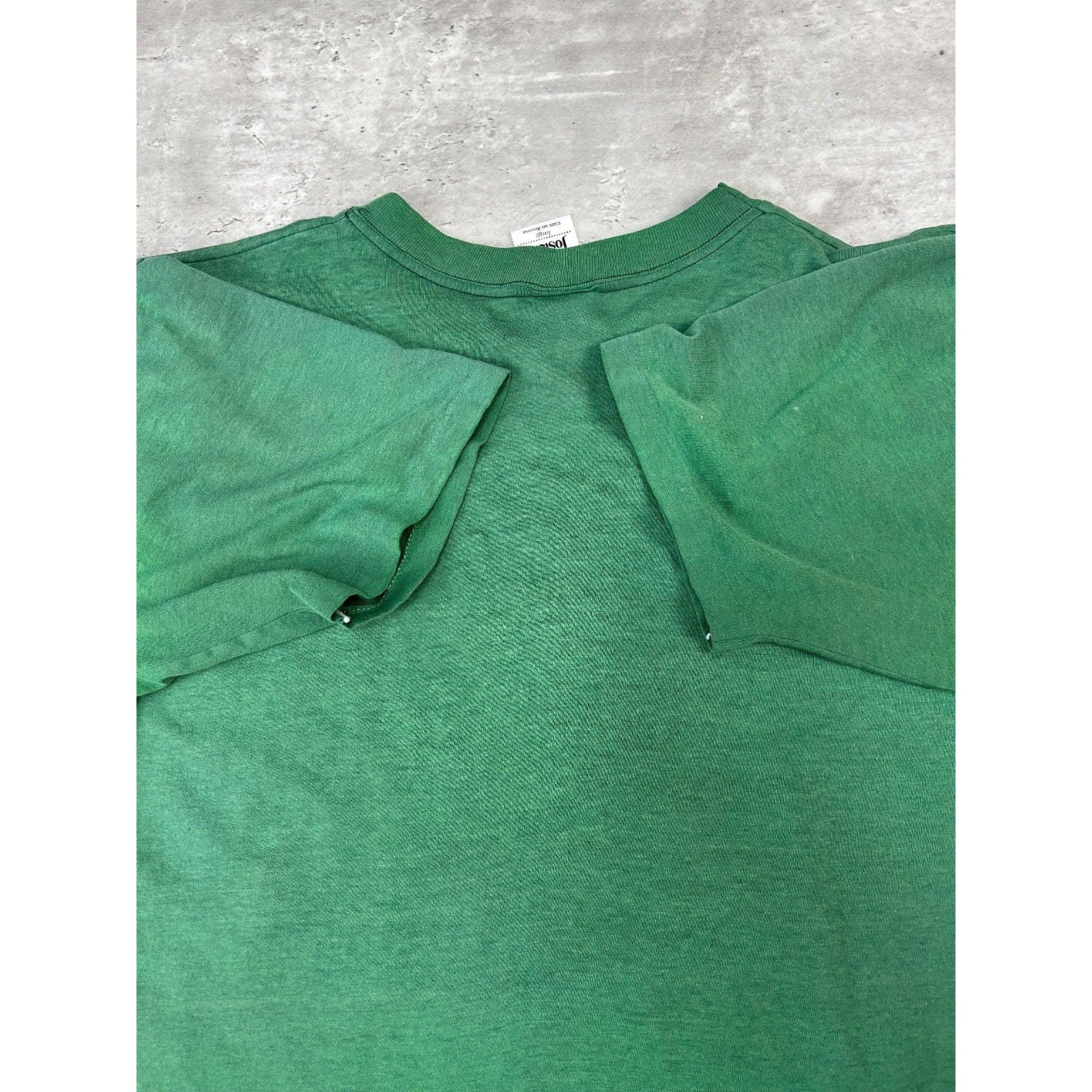 Vintage 90s Michigan State Spartans NCAA Collegiate Crest Spellout T-Shirt Large
