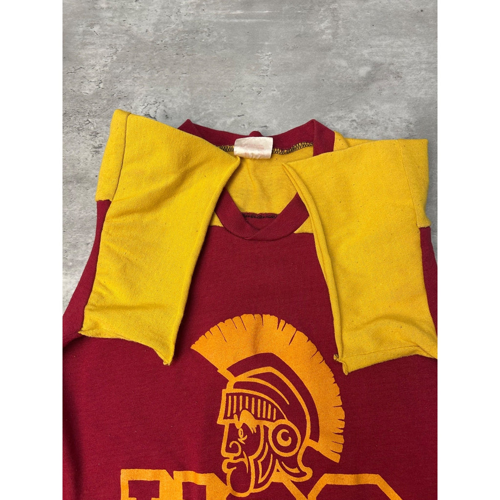 Vintage 70s/80s USC Trojans NCAA Graphic Football Jersey Size Medium