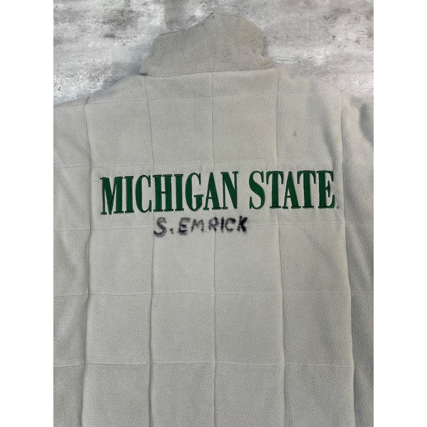 Vintage Michigan State Spartans NCAA Insulated Reversible Nike Jacket Size Small