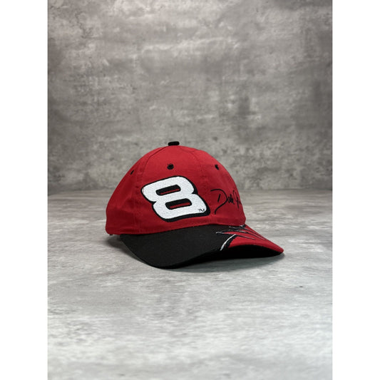 Vintage Dale Earnhardt #8 Embroidered Spellout Nascar Snapback Hat OSFA YOUTH