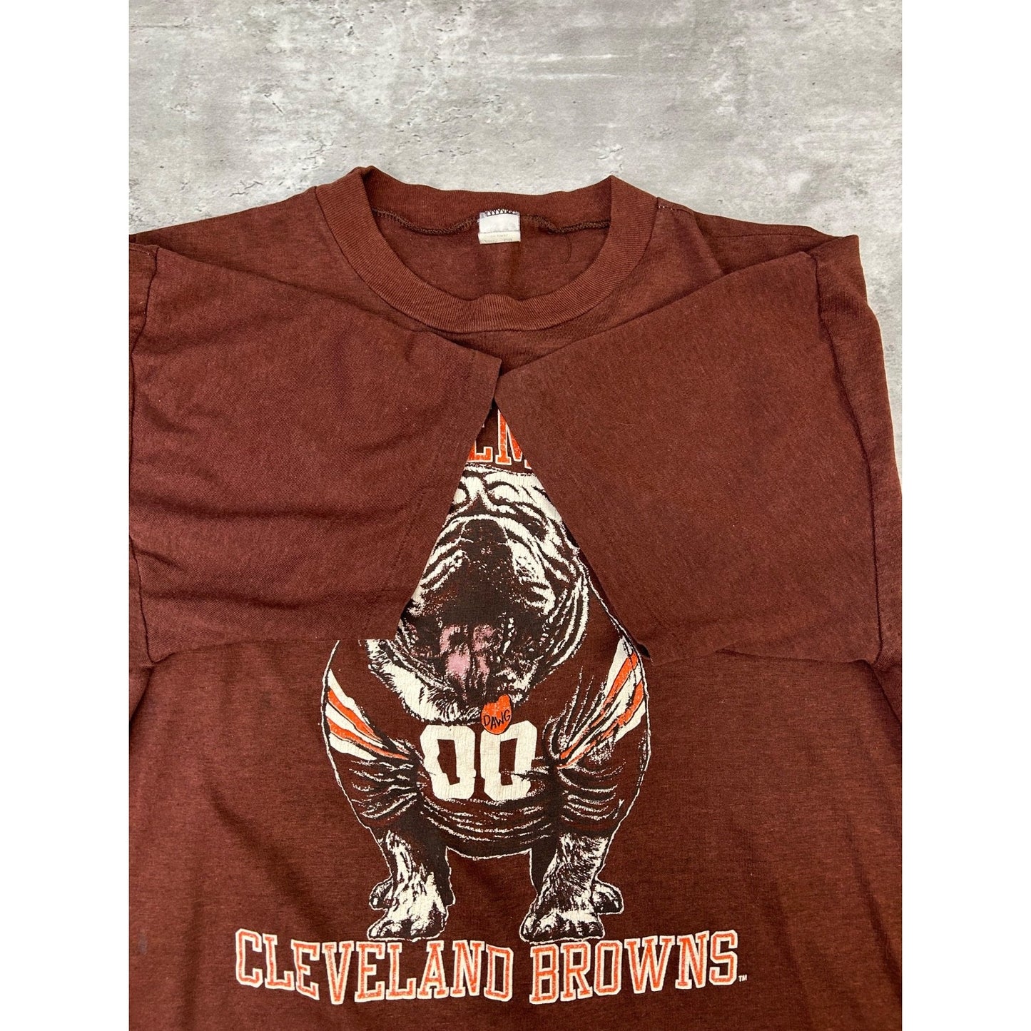 Vintage 90s Cleveland Browns NFL Love Them Dawgs Football T-Shirt Size Large