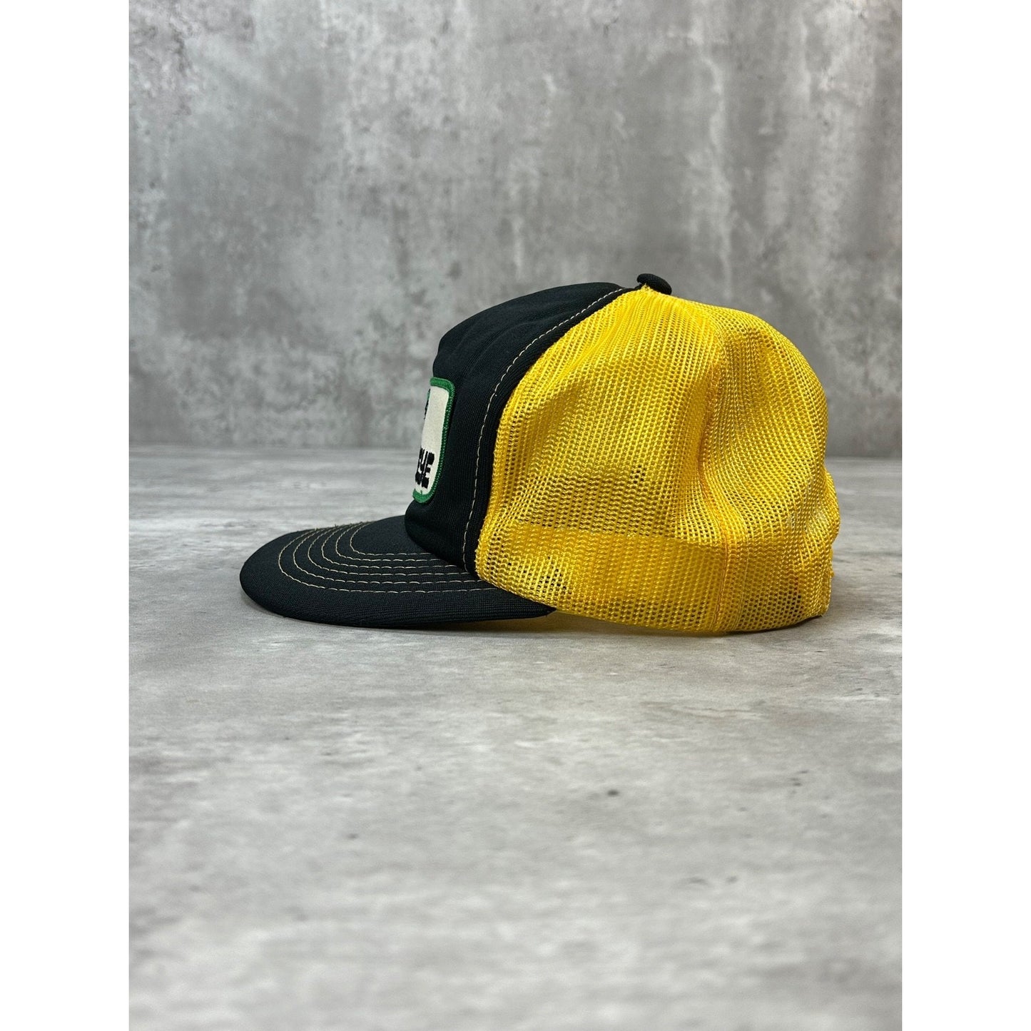 Vintage 80s/90s Walleye Embroidered Patch Fishing Trucker Snapback Hat OSFA