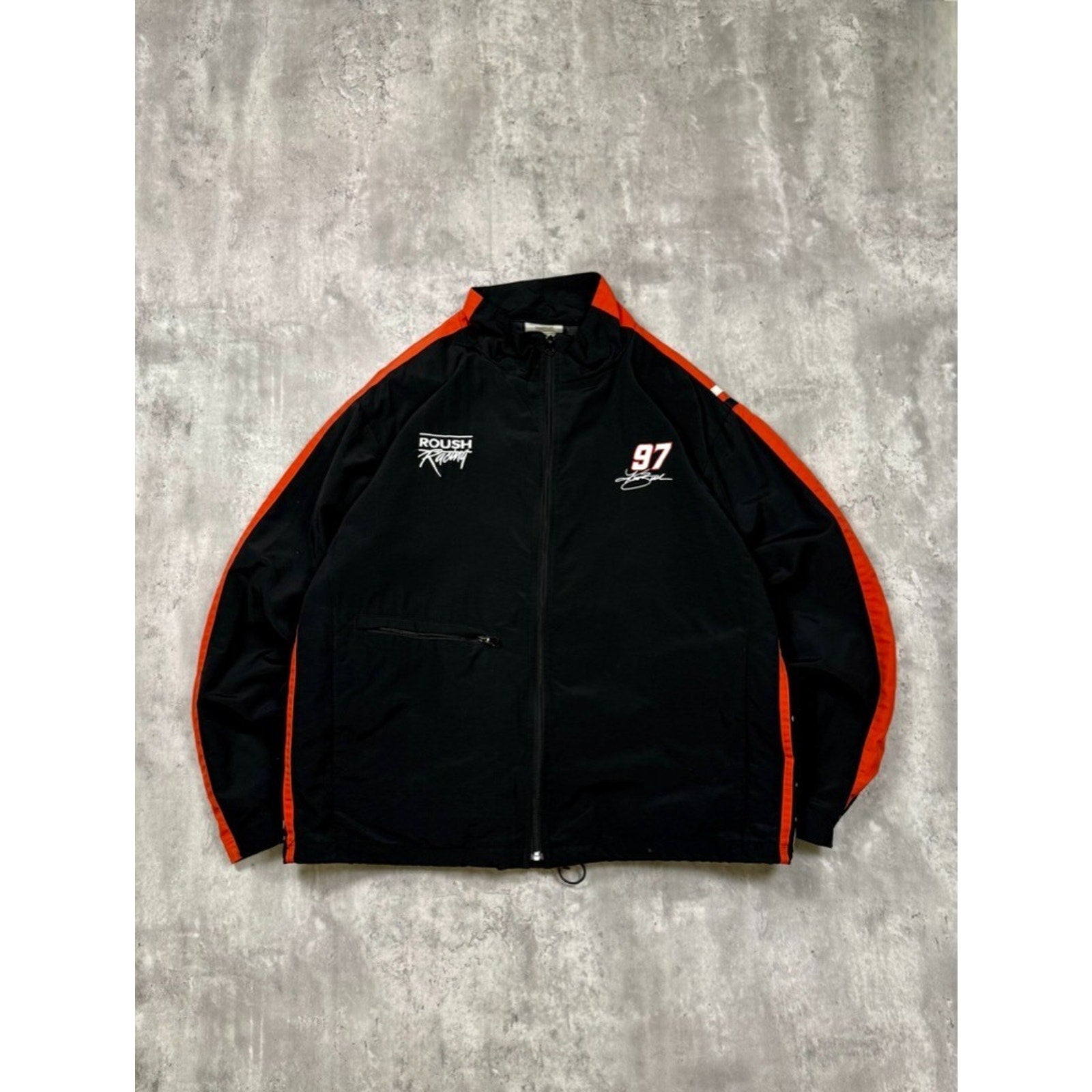Vintage Kurt Busch #97 Nascar Roush Racing Embroidered WindbreakerJacket Sz 2XL