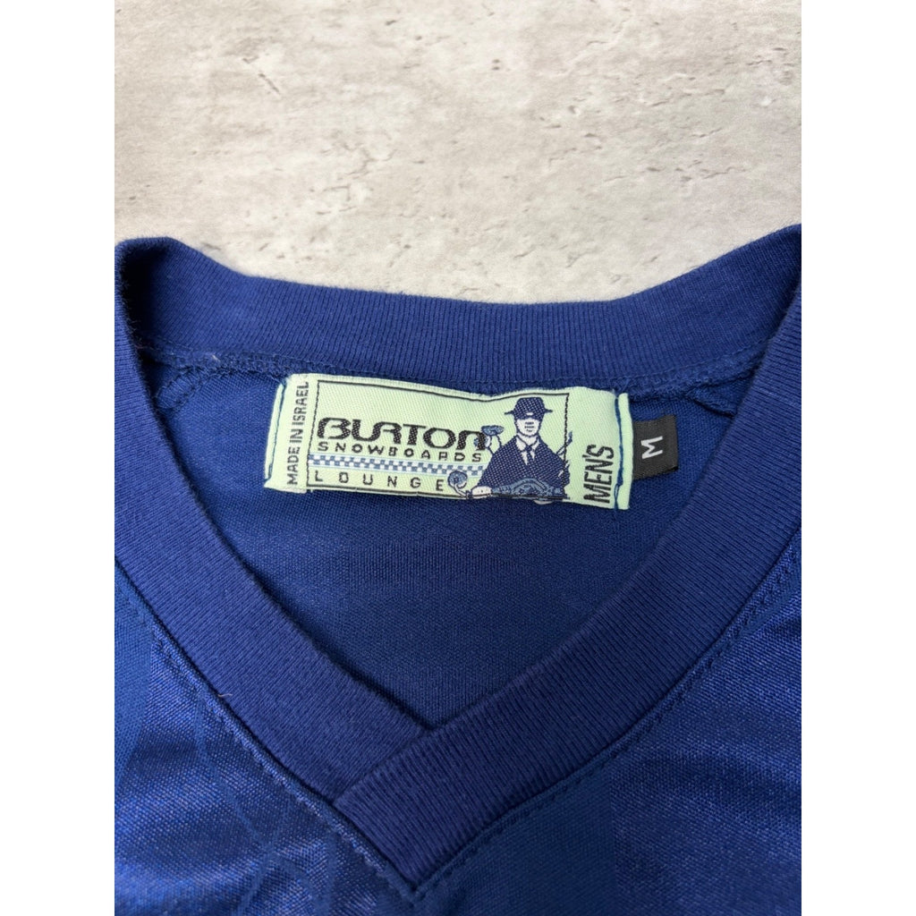 Vintage 90s Burton Snowboards Graphic Logo Long Sleeve Jersey Size Medium