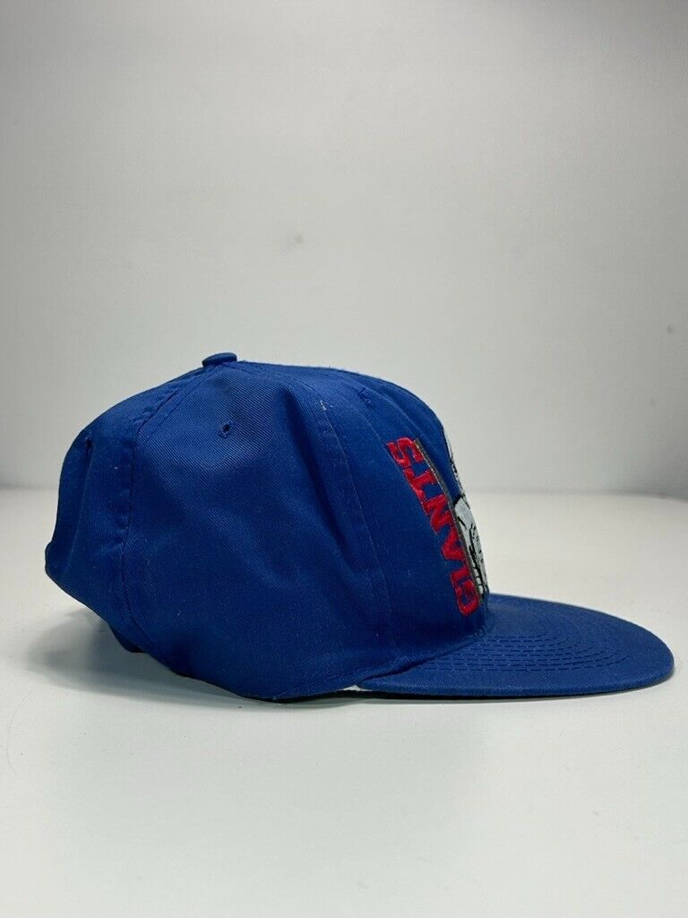 Vintage New York Giants NFL Embroidered Player Helmet Snapback Hat OSFA Blue