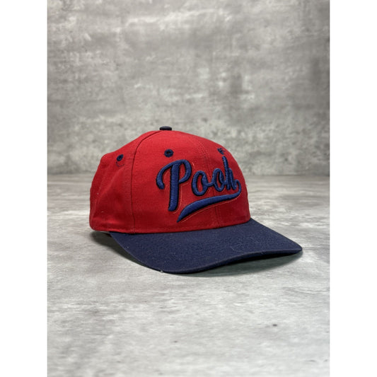 Vintage 90s Disney Winnie The Pooh Embroidered Spellout Snapback Hat OSFA
