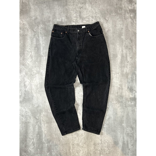 Vintage 90s Levis 560 Red Tab Black Denim Pants Size 35