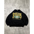 Vintage 90s Pittsburgh Steelers NFL Field Spellout Graphic Sweatshirt Size 2XL
