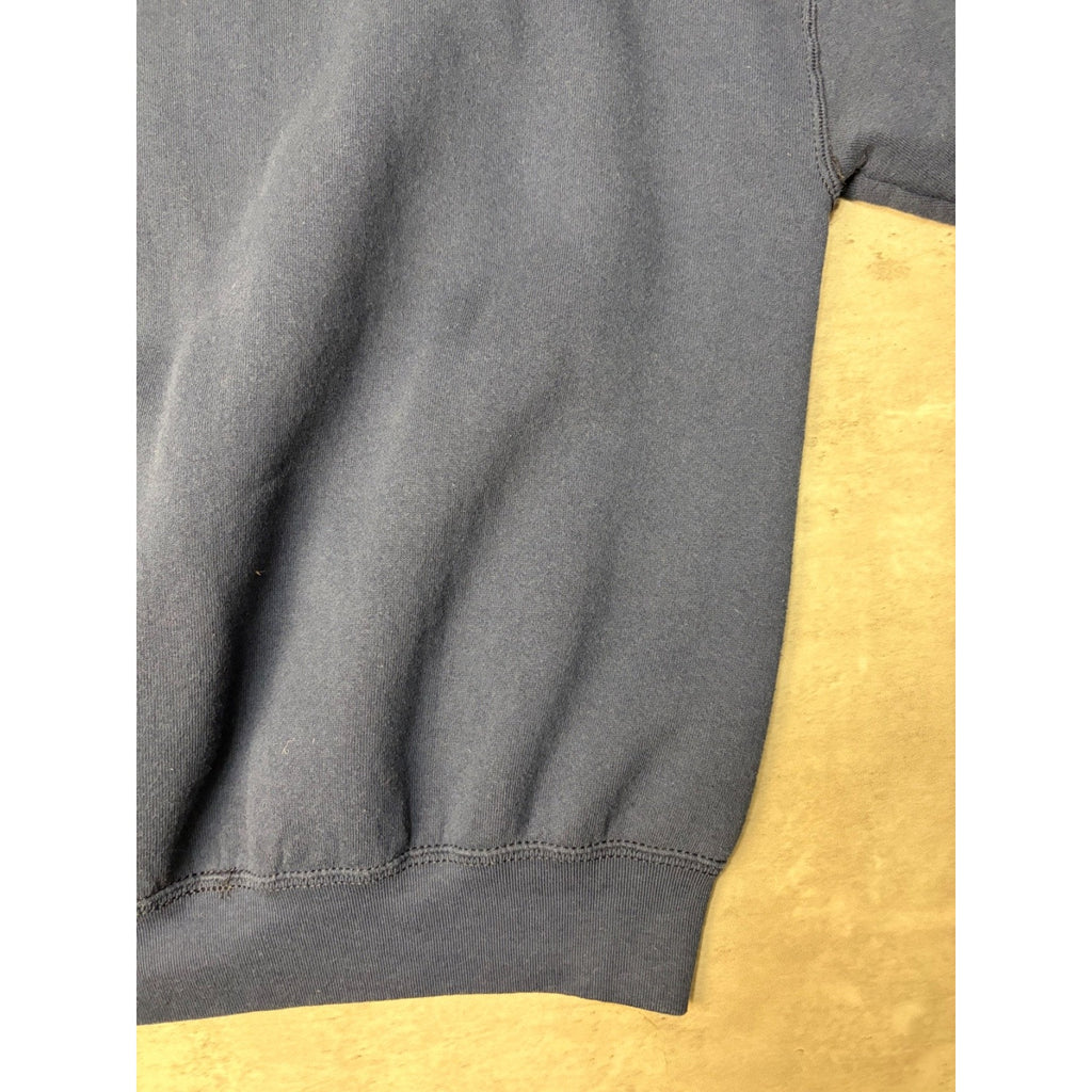 Vintage 90s Maxey Mustangs Collegiate Spellout Graphic Sweatshirt Size Large