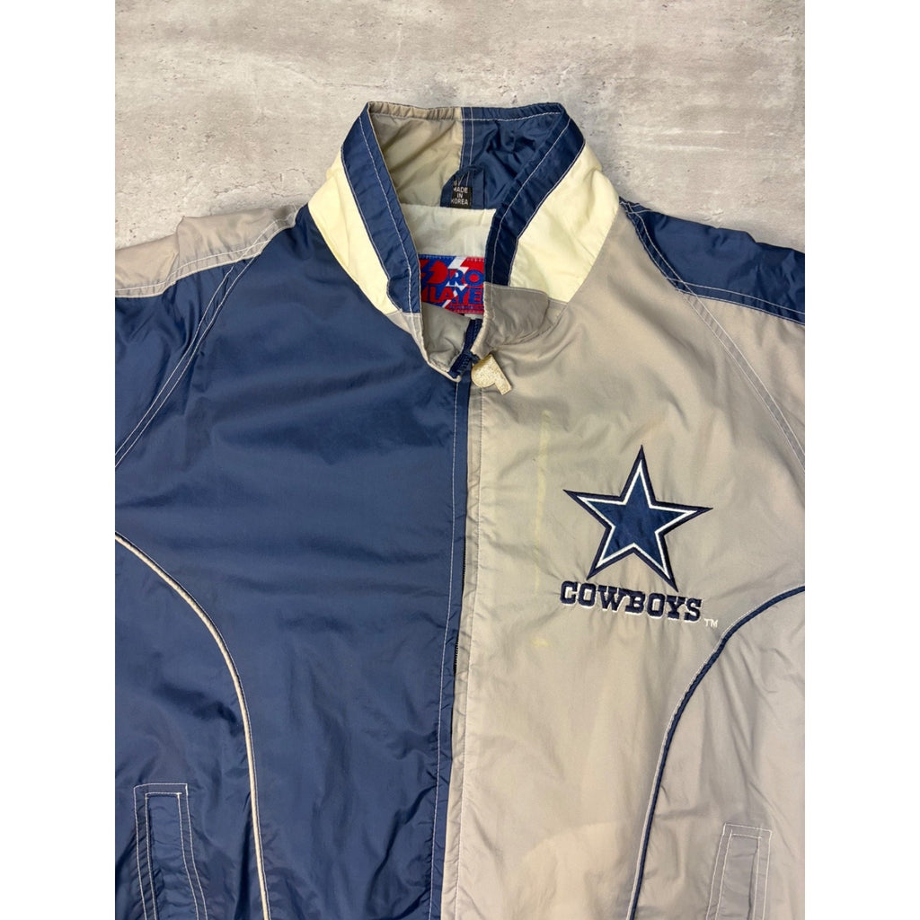 Vintage Dallas Cowboys NFL Pro PlayerEmbroidered Logo Jacket Size XL
