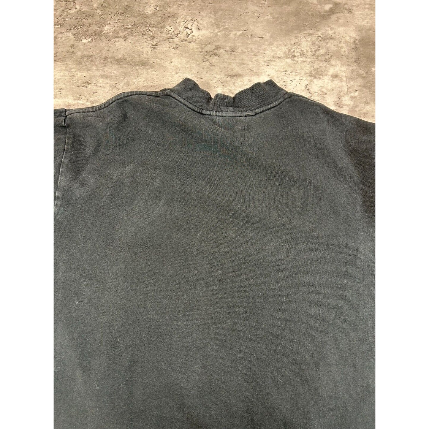 Vintage Nike Embroidered Mini Swoosh Mock Neck Long Sleeve T-Shirt Size Large