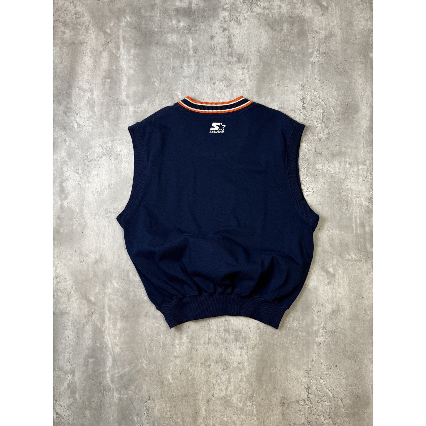 Vintage 90s Chicago Bears NFL Starter Sleeveless Sweatshirt Size Large
