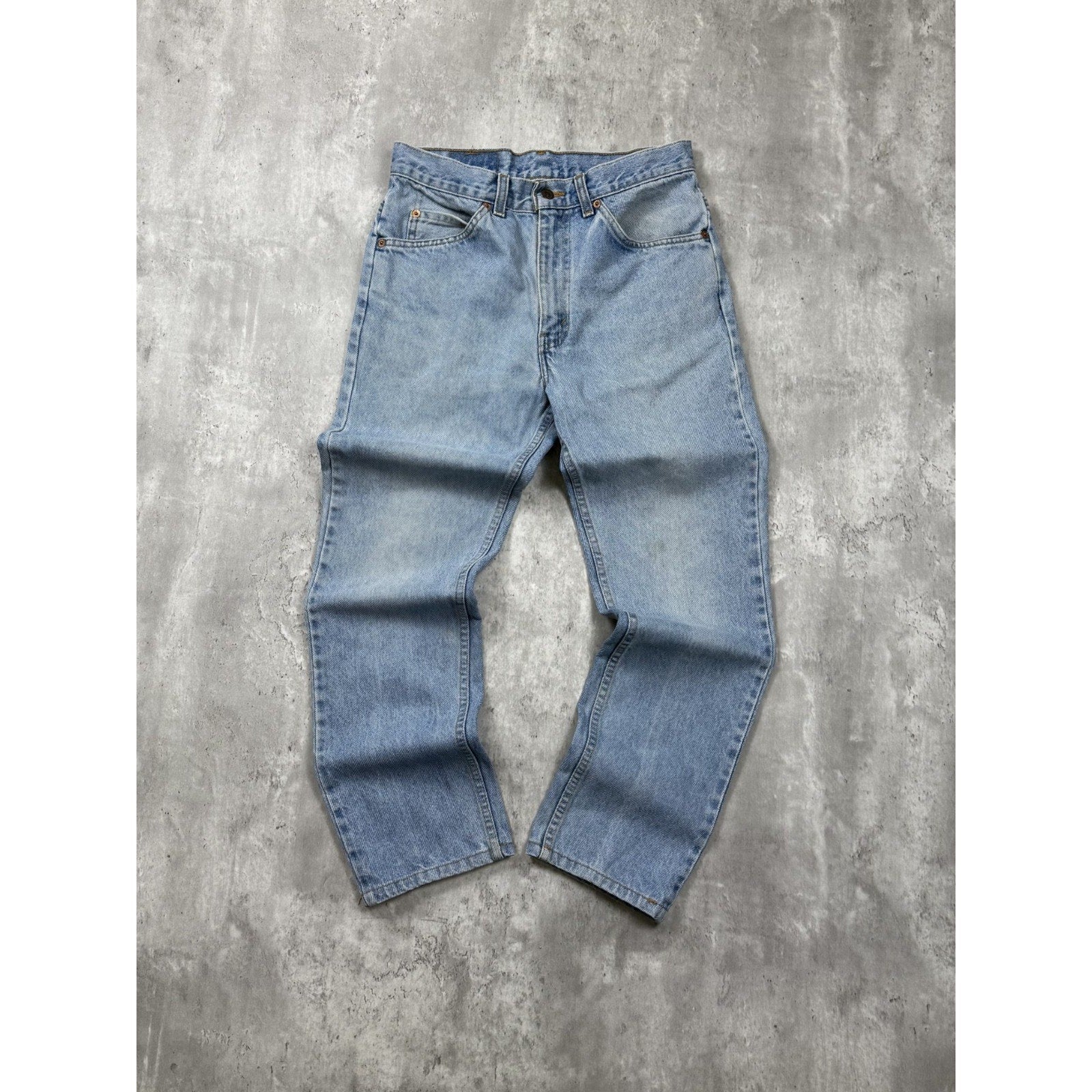 Vintage 90s Levis Orange Tab Light Wash Denim Pants Size 30