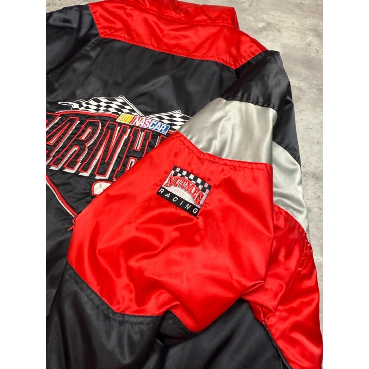 Vintage Dale Earnhardt #3 Nascar Insulated Full Zip Embroidered Jacket Size XL
