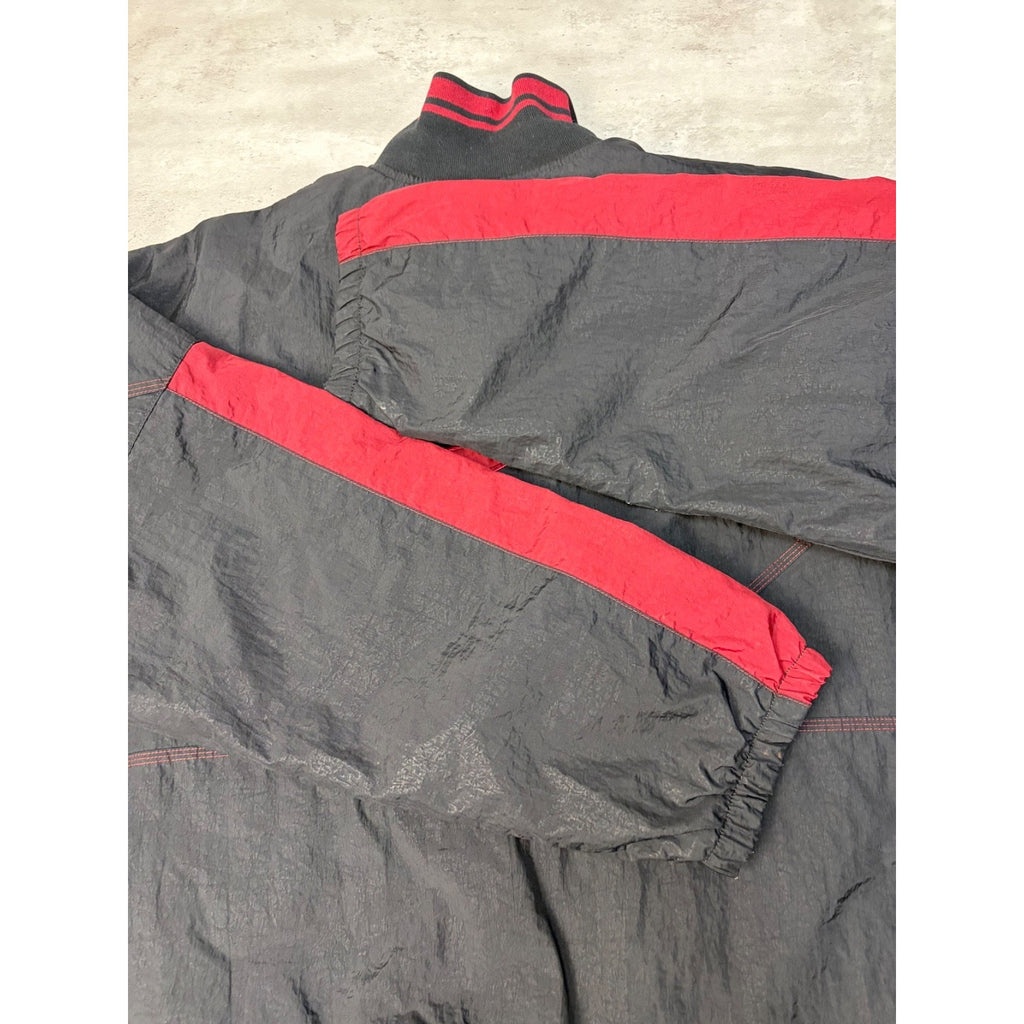 Vintage Nike Embroidered Mini Swoosh 1/2 Zip Windbreaker Jacket Size Large