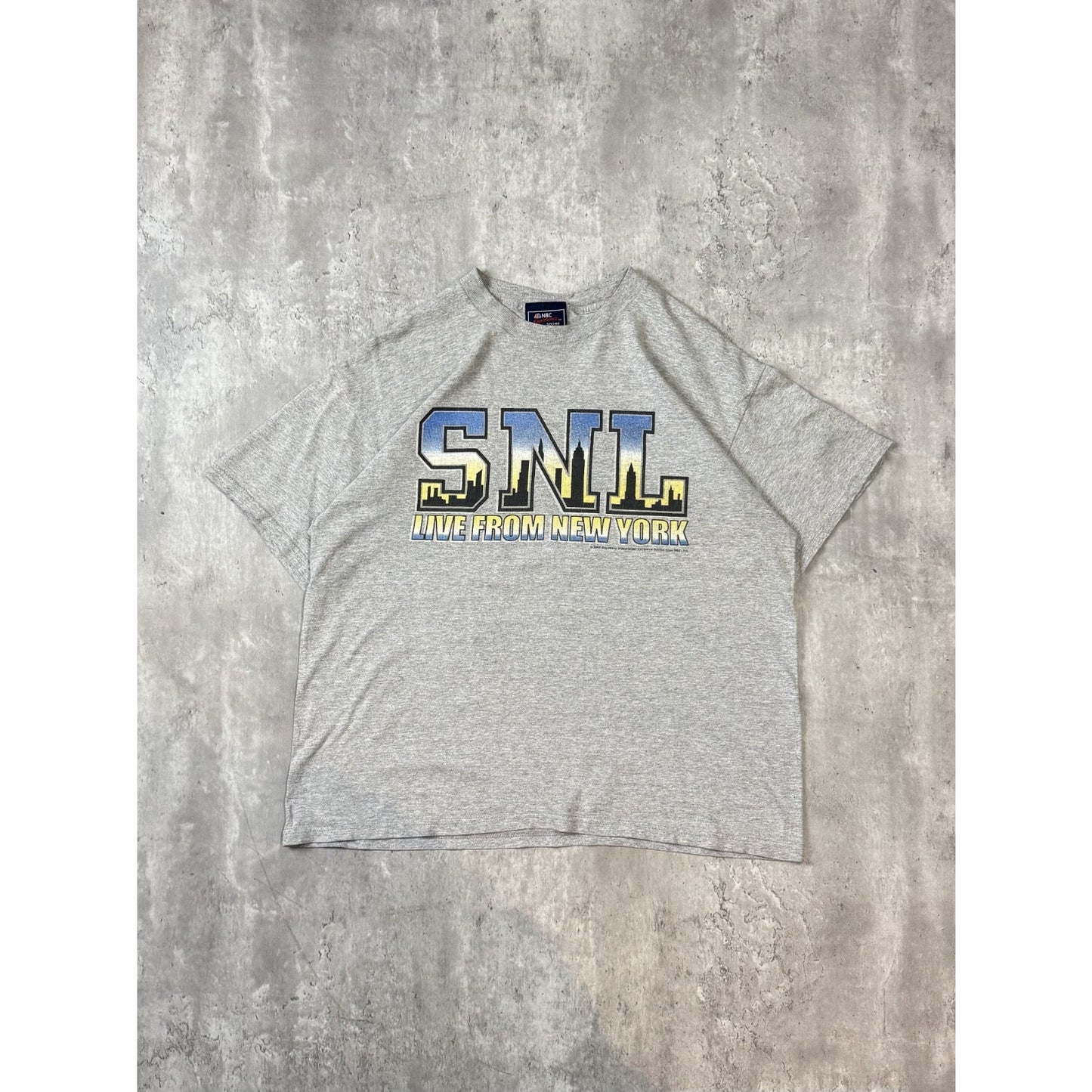 Vintage 2002 Saturday Night Live SNL Spellout Tv Show Promo T-Shirt Size XL