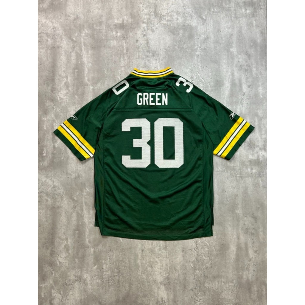 Vintage Ahman Green #20 Green Bay Packers NFL Reebok Jersey Size Large