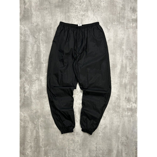 Vintage 90s Nike Tonal Embroidered Swoosh Nylon Track Pants Size XL